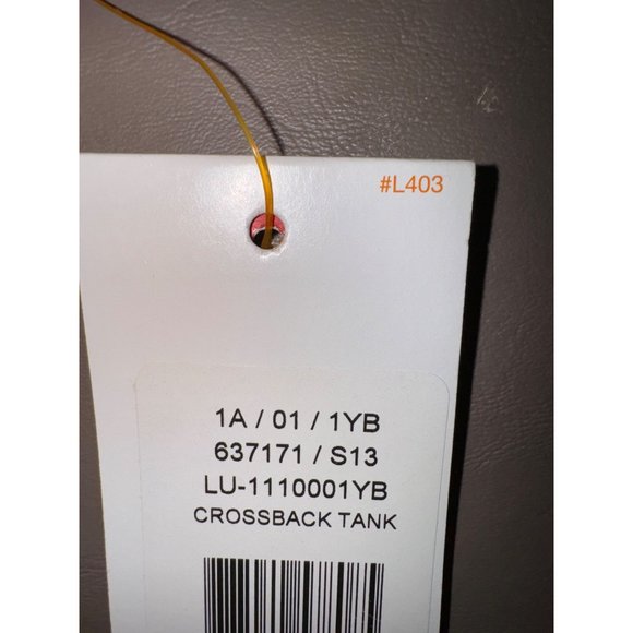 New Lucy cross back‎ tank top women’s small - Picture 5 of 7